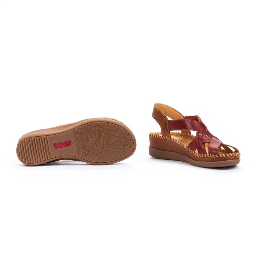 Women's Pikolinos CADAQUES Sandals Brown | NZ O8593Q1